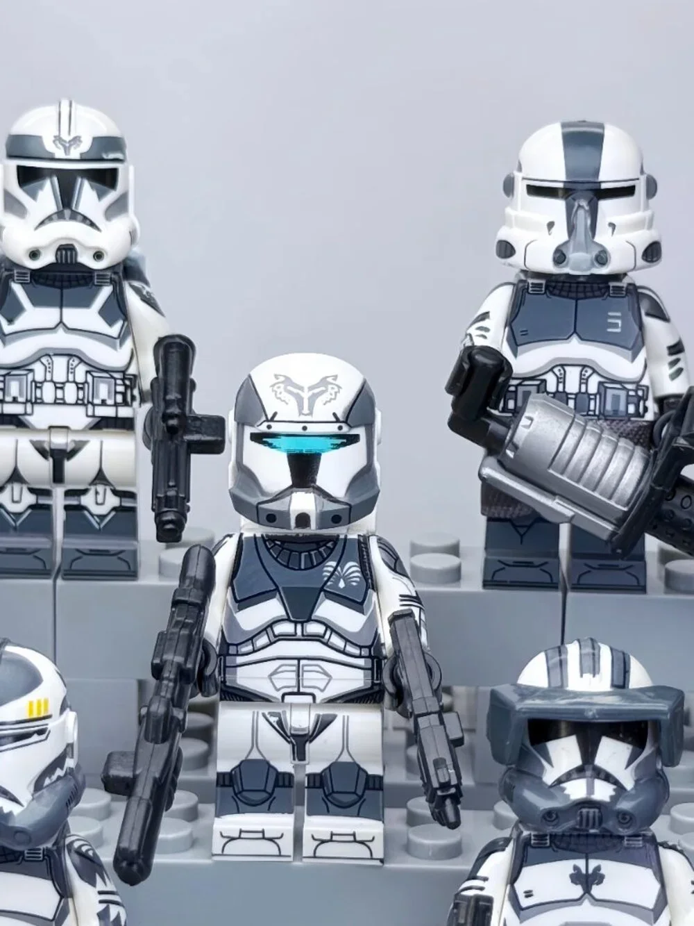 Star Wars Wolfpack Clone Trooper Custom Minifigures Lot of 8